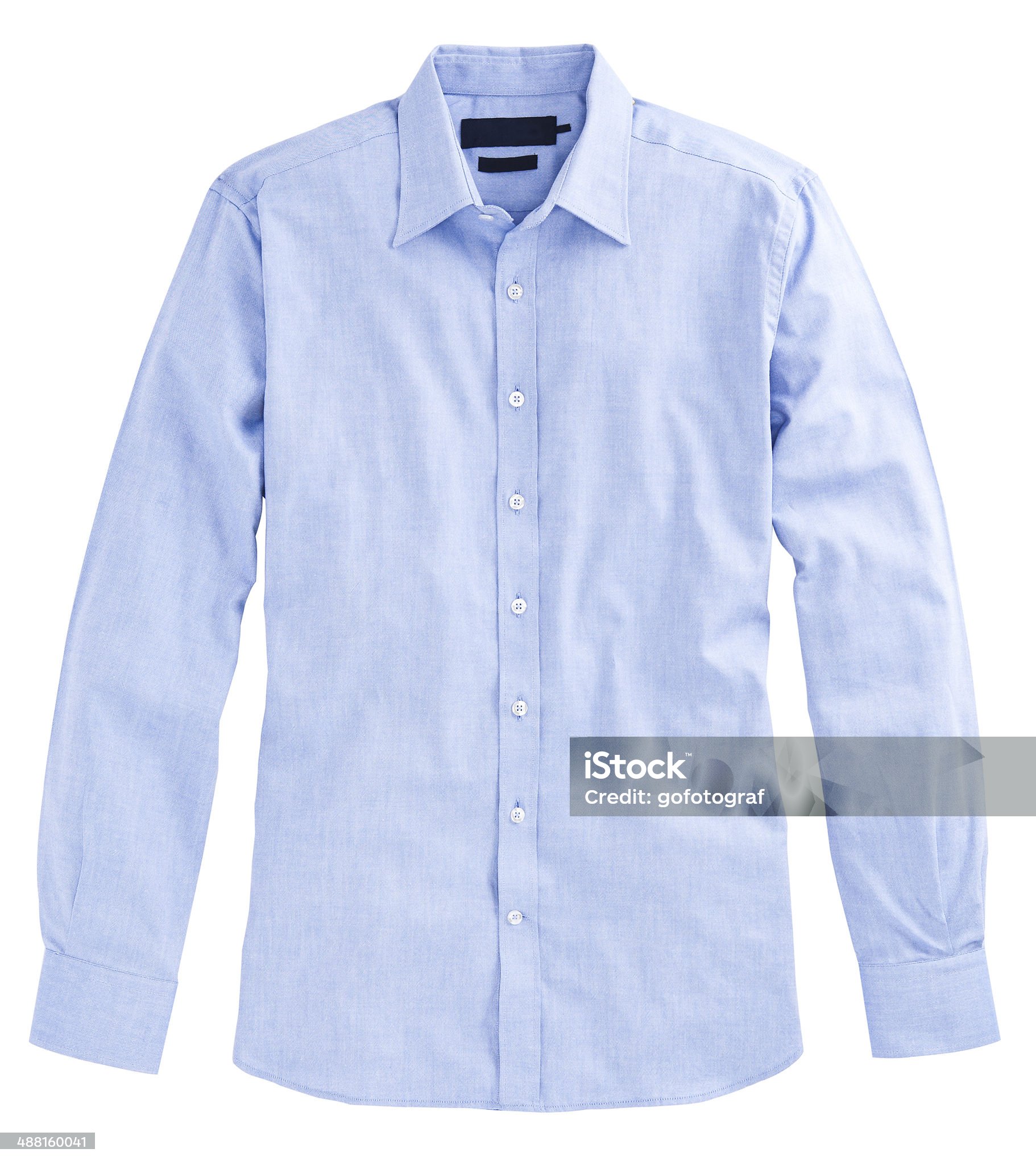 men's shirt isolated on white background